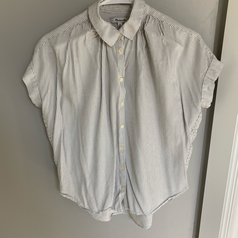 Madewell central button up